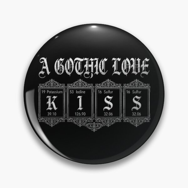 Item preview, A Gothic Love Kiss Chemistry Enigmatic Goth designed and sold by EnigmaticGoth.