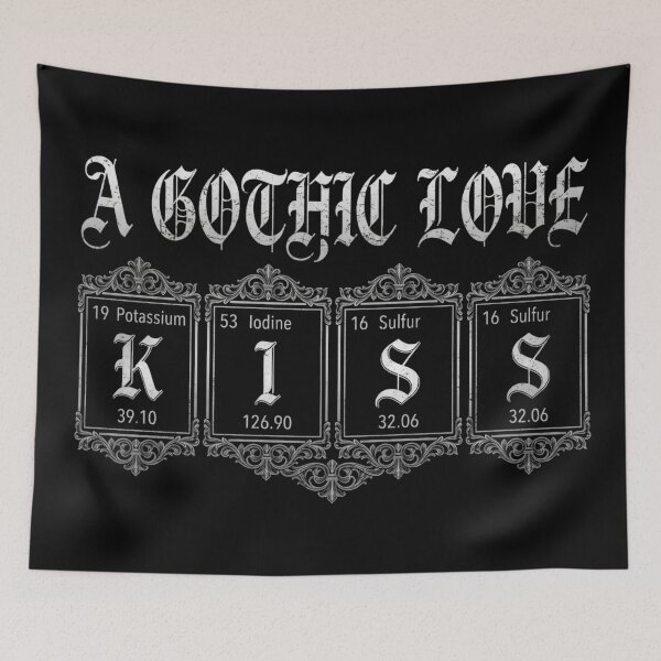 Item preview, A Gothic Love Kiss Chemistry Enigmatic Goth designed and sold by EnigmaticGoth.