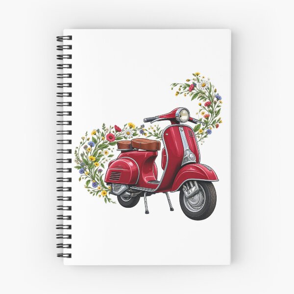 Item preview, Bloom & Ride – Vintage Scooter Adventure designed and sold by aliyehc.