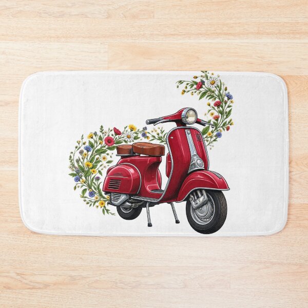 Item preview, Bloom & Ride – Vintage Scooter Adventure designed and sold by aliyehc.