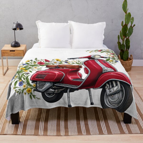 Item preview, Bloom & Ride – Aventura en scooter clásico designed and sold by aliyehc.