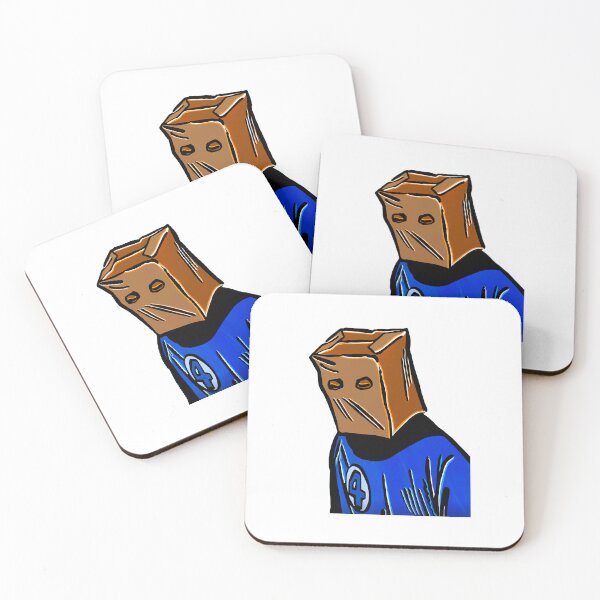 Item preview, Paper Bag Mask Hero - Retro Comic Illustration designed and sold by Blank Ink.