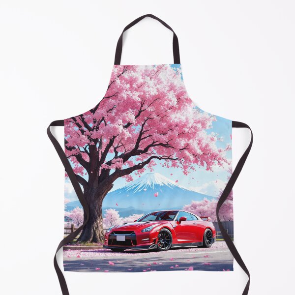 Artikelvorschau, GTR R35 JDM Supercar | Roter GT-R Sakura-Kirschblütenberg Fuji entworfen und verkauft von RCStoreUy.
