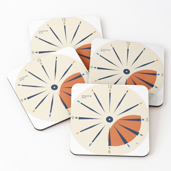 Item preview, Shadow Dial 02 – Modern Sundial Wall Clock designed and sold by astersgraphics.