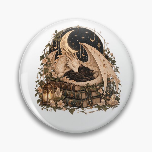 Artikelvorschau, Cute Fantasy Dragon & Cat  entworfen und verkauft von BerlyArts.