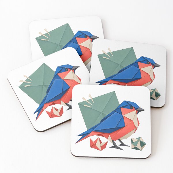 Item preview, Plegado de origami moderno ilustrado designed and sold by Philippa Shop.