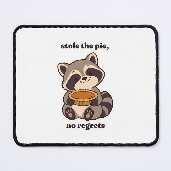 Item preview, Thanksgiving Raccoon Stole the Pie No Regrets designed and sold by OuqCreations.