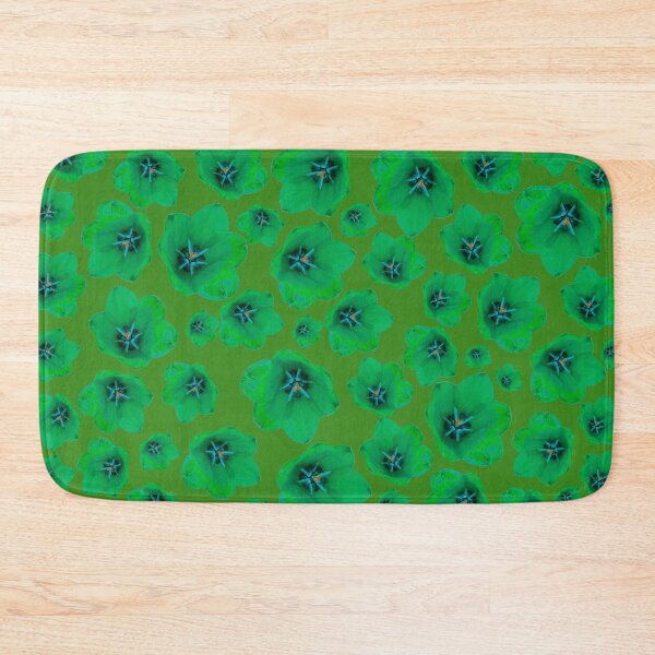 Item preview, Jardín inglés - Estampado floral de tulipanes esmeralda designed and sold by PurrfectWhisper.