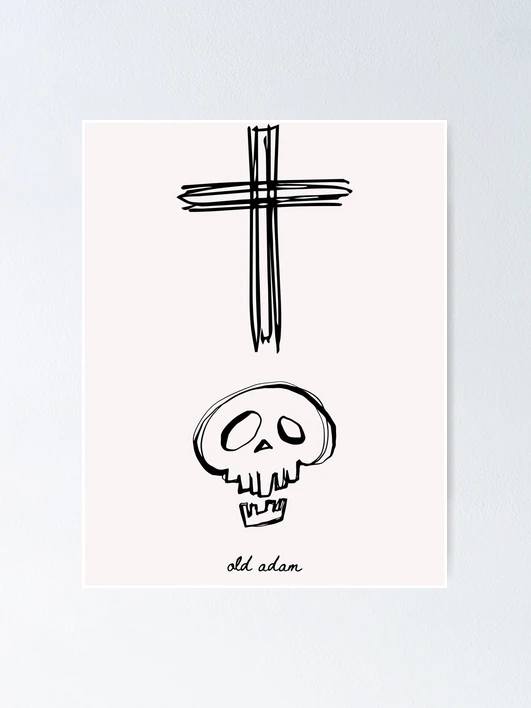 Thumbnail 1 of 3, Poster, OLD ADAM (light) designed and sold by Formula77 - Christian Streetwear.