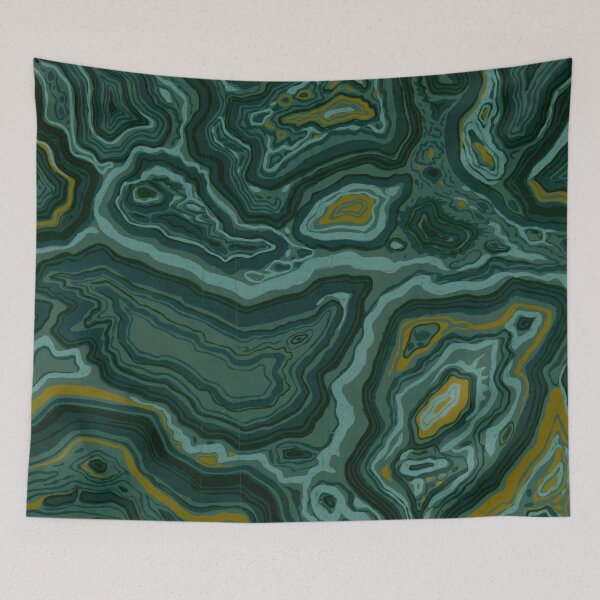 Item preview, Antique Marbled Paper Emerald Geode Pattern designed and sold by footnotes-club.