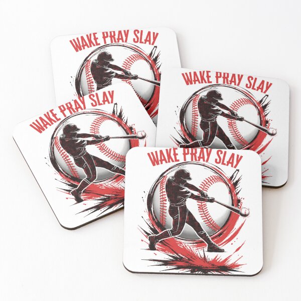 Item preview, WAKE.PRAY.SLAY BASEBALL designed and sold by GrammysGarage.