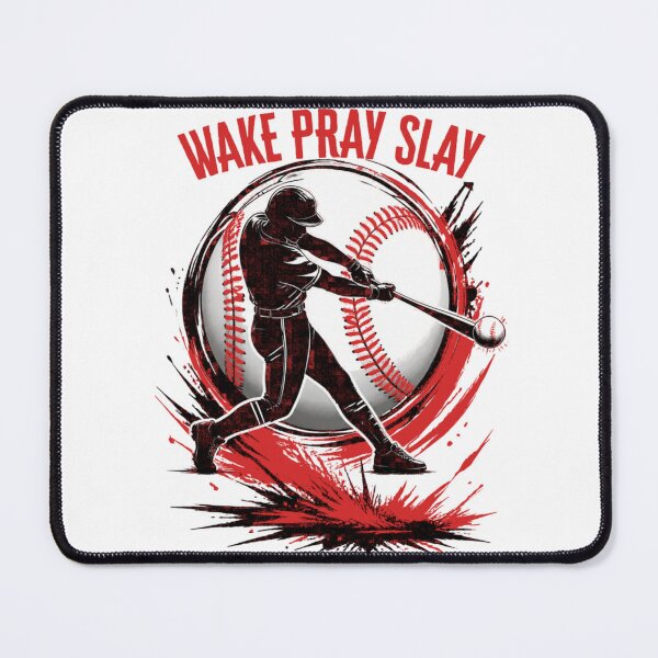 Item preview, WAKE.PRAY.SLAY BASEBALL designed and sold by GrammysGarage.