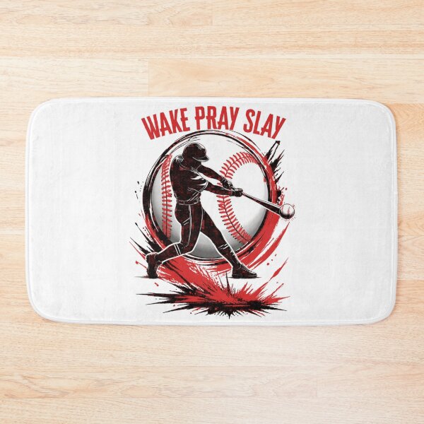 Item preview, WAKE.PRAY.SLAY BASEBALL designed and sold by GrammysGarage.