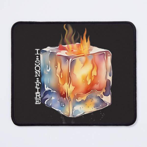 Artikelvorschau, I Son Fire Icy Fire – Kräftiges Grafikdesign mit feurigen und eisigen Elementen entworfen und verkauft von Flamesxheart.