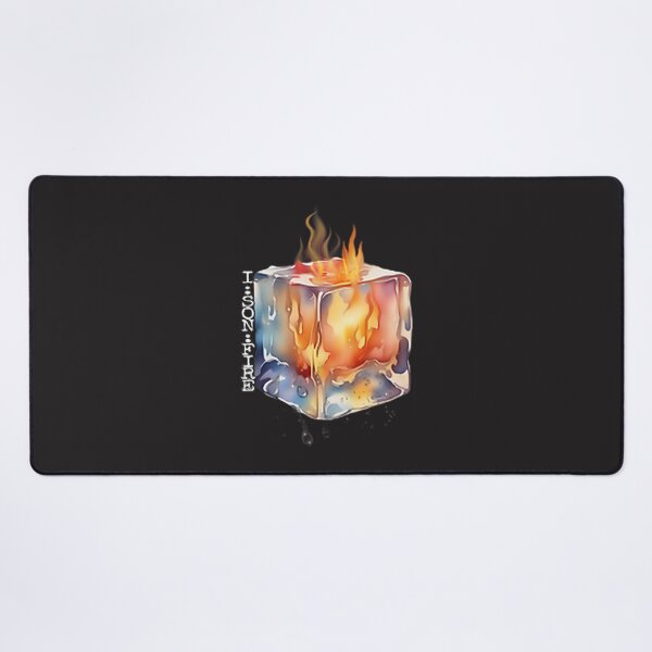 Item preview, I Son Fire Icy Fire Bold Graphic Design with Fiery and Icy Elements designed and sold by Flamesxheart.