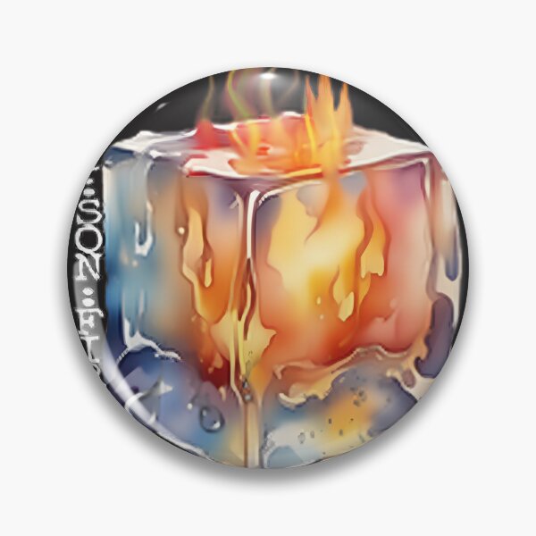 Item preview, Soy un hijo de fuego, fuego helado, diseño gráfico audaz con elementos ardientes y helados. designed and sold by Flamesxheart.