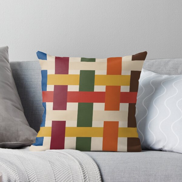 Item preview, Warp / Weft 07 – Modern Textile Study Throw Blanket designed and sold by astersgraphics.