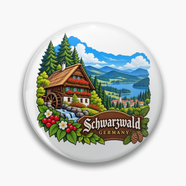 Artikelvorschau, Schwarzwald, Deutschland - Schwarzwald-Bühnenbildgestaltung entworfen und verkauft von Myra365Art.
