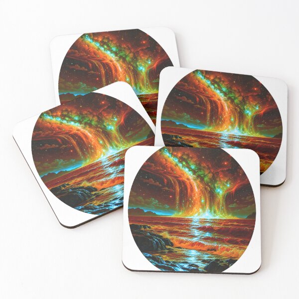 Item preview, Night Sky Pouring Into the Ocean Like Liquid – Celestial Ocean Dream designed and sold by okay 2 look .