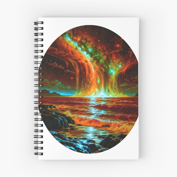 Item preview, Night Sky Pouring Into the Ocean Like Liquid – Celestial Ocean Dream designed and sold by okay 2 look .