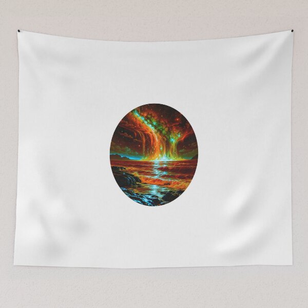 Item preview, Night Sky Pouring Into the Ocean Like Liquid – Celestial Ocean Dream designed and sold by okay 2 look .