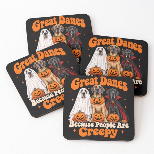 Item preview, Funny Great Dane - Great Danes Because People Are Creepy Halloween Dog Owner designed and sold by Rtcraftani.
