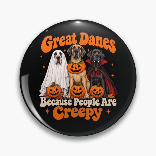 Item preview, Funny Great Dane - Great Danes Because People Are Creepy Halloween Dog Owner designed and sold by Rtcraftani.