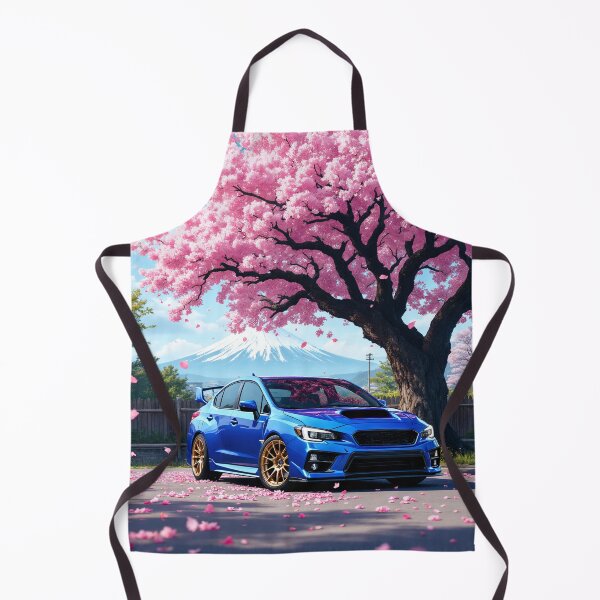 Item preview, WRX STI JDM Rally Car | Blue STI Sakura Cherry Blossoms Mount Fuji designed and sold by RCStoreUy.
