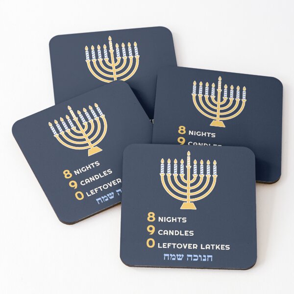 Item preview, 8 Nights, 9 Candles, 0 Leftover Latkes: Funny Hanukkah designed and sold by Diya & Dot.