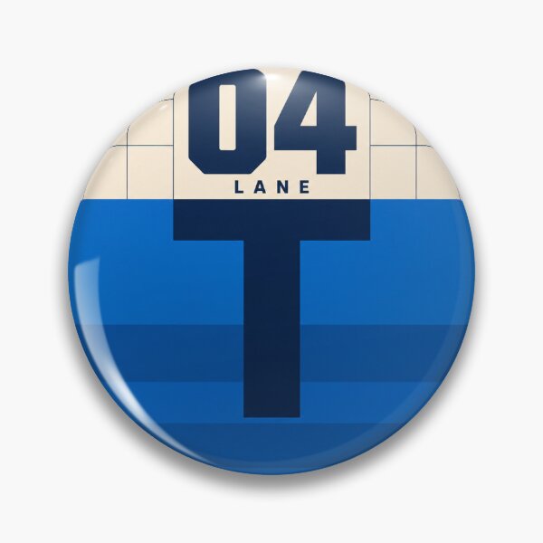 Item preview, Lane 04 – Swimming Pool Lane Bath Mat designed and sold by astersgraphics.