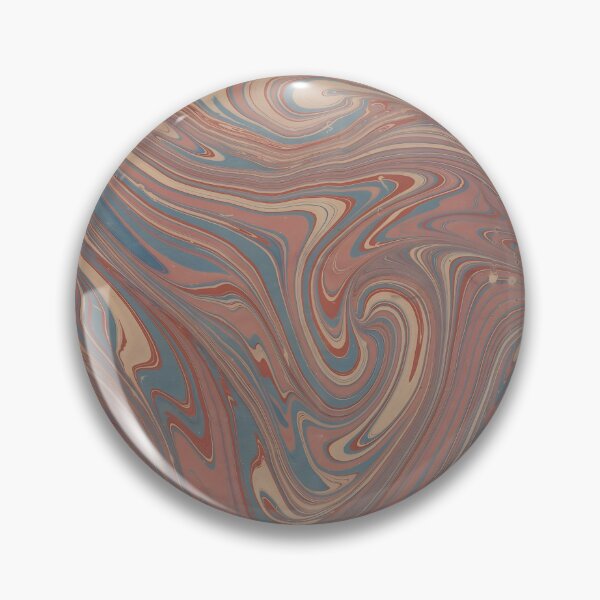 Item preview, Vintage Fantasy Marbled Pattern Rose & Blue designed and sold by footnotes-club.