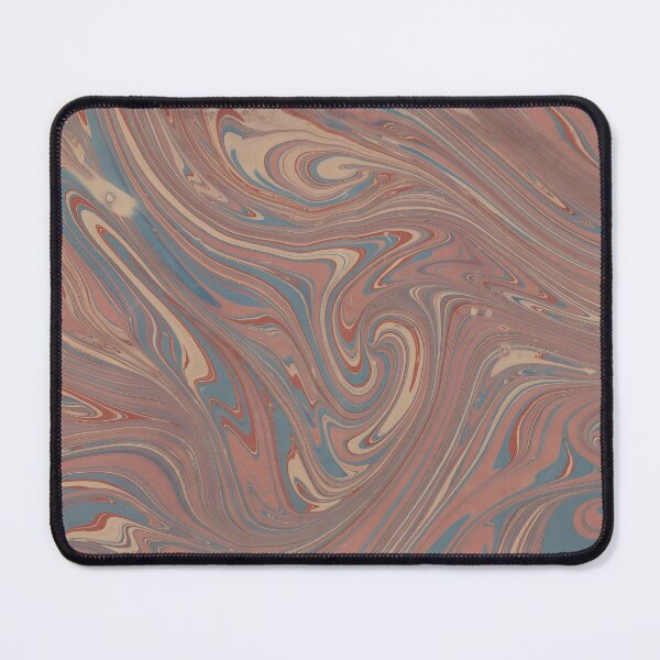 Item preview, Vintage Fantasy Marbled Pattern Rose & Blue designed and sold by footnotes-club.