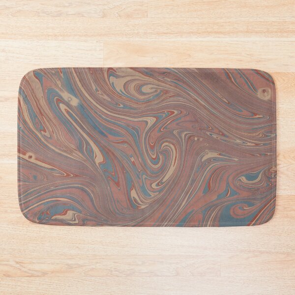 Item preview, Vintage Fantasy Marbled Pattern Rose & Blue designed and sold by footnotes-club.