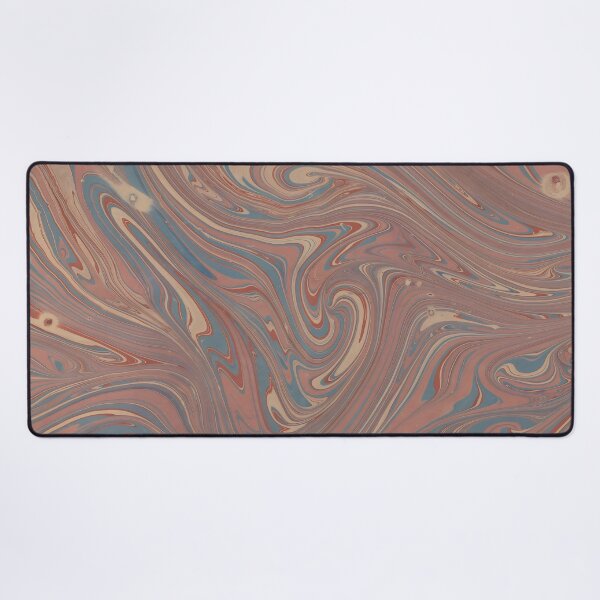 Item preview, Vintage Fantasy Marbled Pattern Rose & Blue designed and sold by footnotes-club.