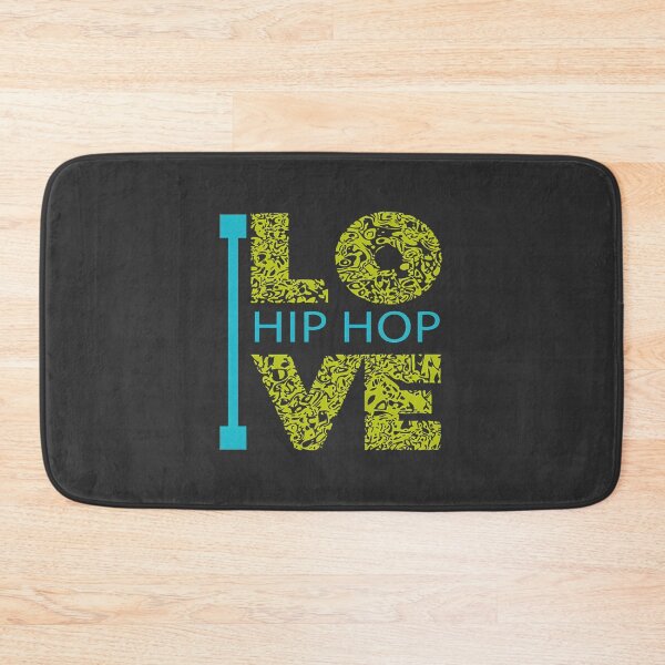Item preview, I Love Hip Hop Design - Perfect Gift for Hip Hop Music Fans designed and sold by M Faizan.