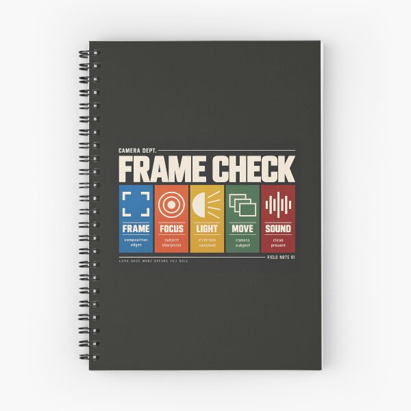 Item preview, Frame Check – Camera Operator Production Laptop Sleeve designed and sold by astersgraphics.