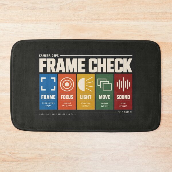 Item preview, Frame Check – Camera Operator Production Laptop Sleeve designed and sold by astersgraphics.