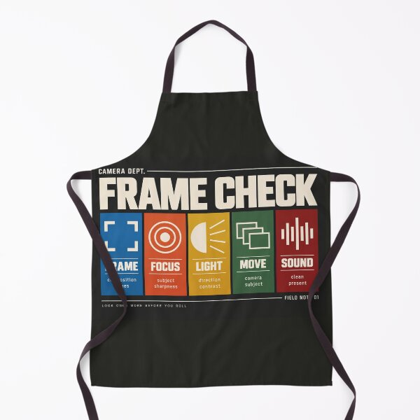Item preview, Frame Check – Camera Operator Production Laptop Sleeve designed and sold by astersgraphics.