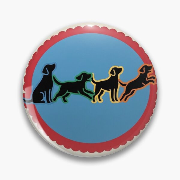 Item preview, Puppies Playing in a Circle - Minimalist and Cute Illustration designed and sold by Goodthingstree.