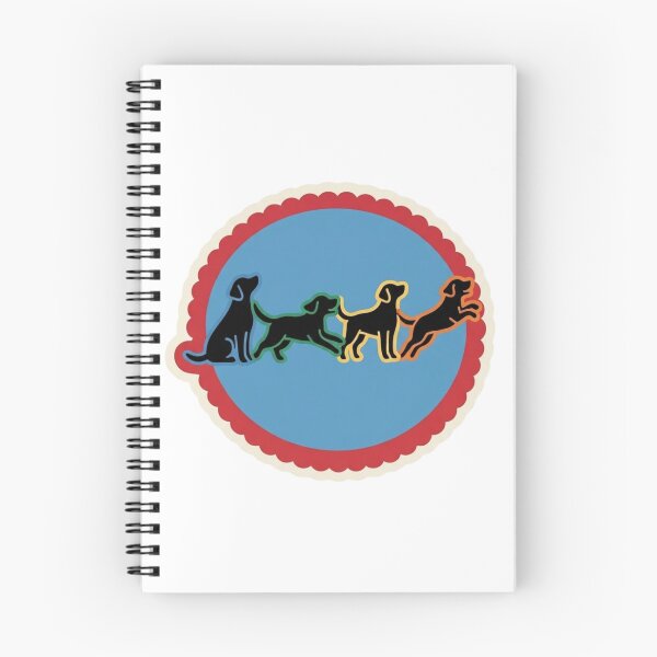 Item preview, Puppies Playing in a Circle - Minimalist and Cute Illustration designed and sold by Goodthingstree.