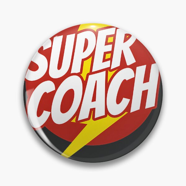 Artikelvorschau, Super Coach – Lustiges Coaching-Helden-Design – Lightning Edition entworfen und verkauft von EGGMerch.