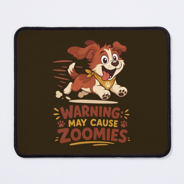 Item preview, Warning May Cause Zoomies Funny Dog T-Shirt designed and sold by Dbm Teeverse.
