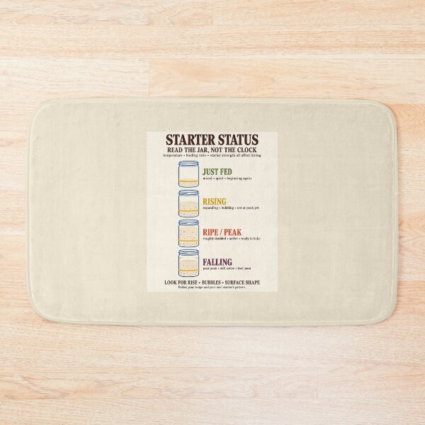 Item preview, Starter Status – Sourdough Starter Stage Guide designed and sold by astersgraphics.