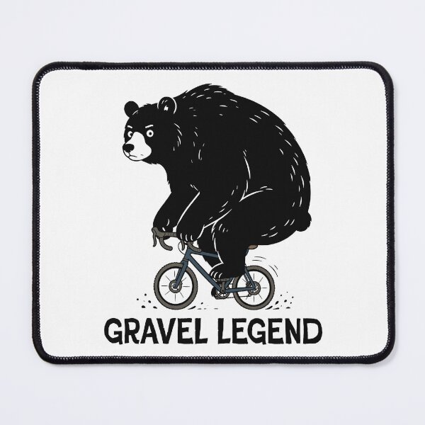 Artikelvorschau, Gravel Legend Bear Cycling Design entworfen und verkauft von Ankarzh.