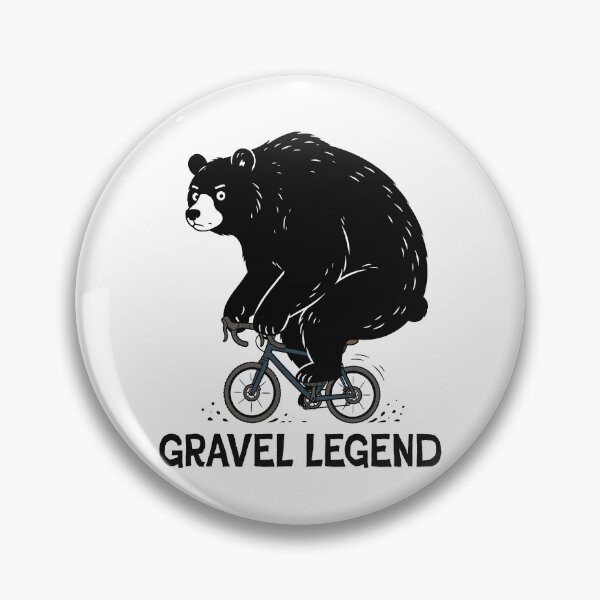 Artikelvorschau, Gravel Legend Bear Cycling Design entworfen und verkauft von Kumabushi.