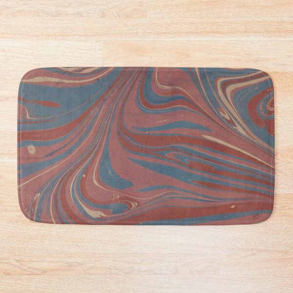 Item preview, Antique French Marbling Pattern Dusty Rose designed and sold by footnotes-club.