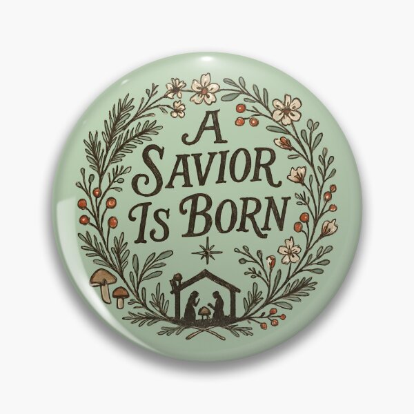 Item preview, A Savior Is Born Christian Christmas Nativity designed and sold by Sachie's Studio.