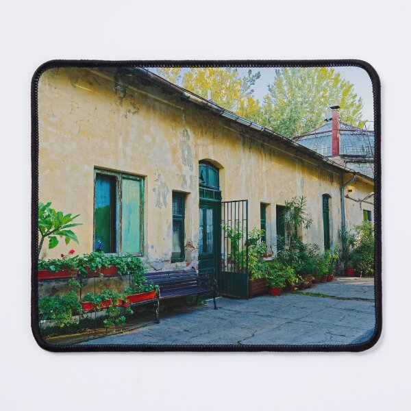 Item preview, Old Yellow Building, Botanical Garden designed and sold by Rabee Khalil Photography.