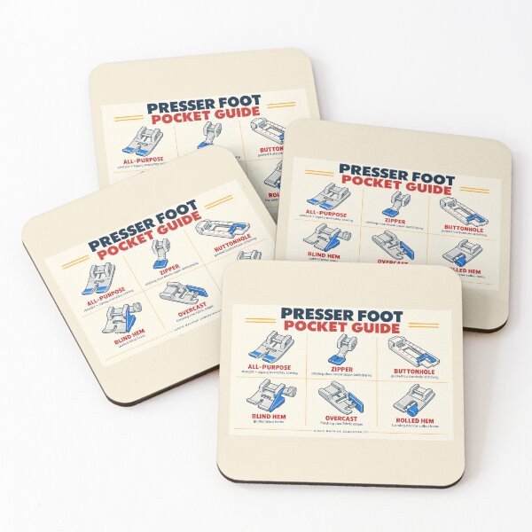 Item preview, Presser Foot Pocket Guide – Sewing Machine Foot Reference designed and sold by astersgraphics.