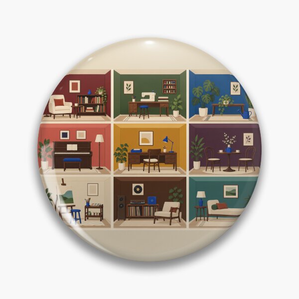 Item preview, Tiny Rooms Vol. 01 – Miniature Hobby Rooms Jigsaw Puzzle designed and sold by astersgraphics.